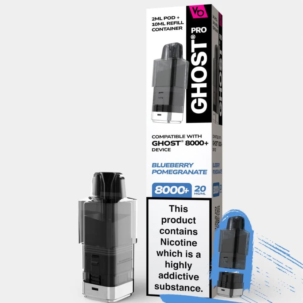  Blueberry Pomegranate Ghost Pro 8000 Pods Pack of 5