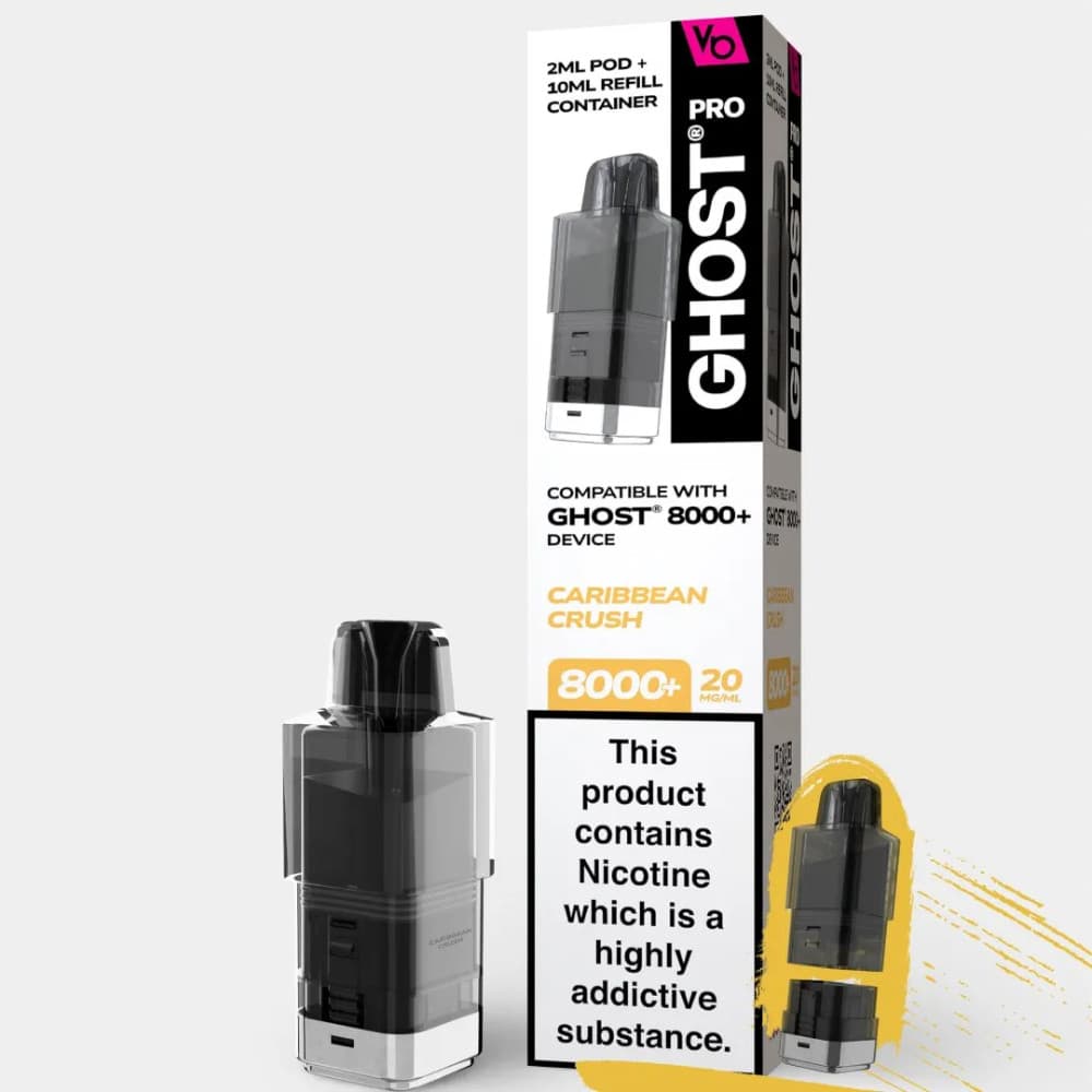  Caribbean Crush Ghost Pro 8000 Pods Pack of 5