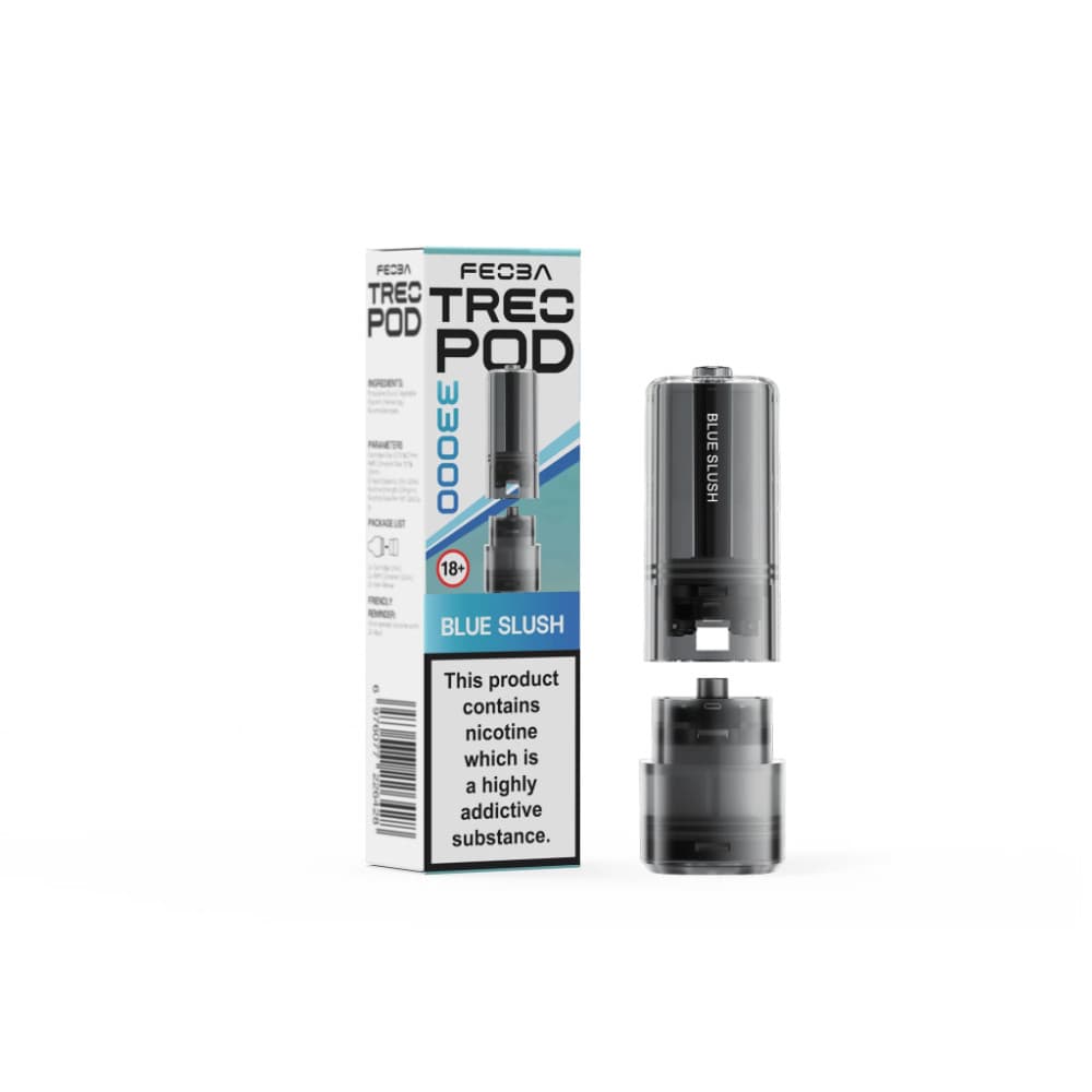  Blue Slush Feoba Treo 33k Pods Pack of 5