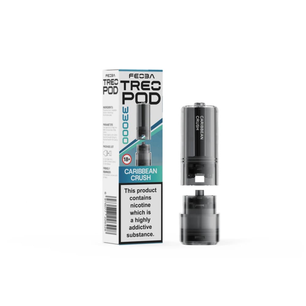  Caribbean Crush Feoba Treo 33k Pods Pack of 5