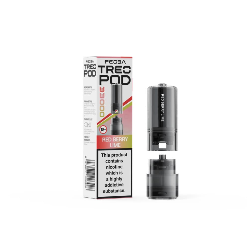  Red Berry Lime Feoba Treo 33k Pods Pack of 5