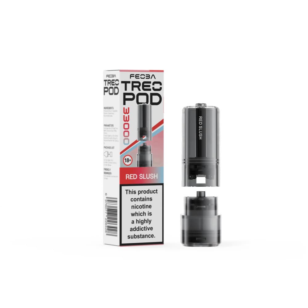  Red Slush Feoba Treo 33k Pods Pack of 5