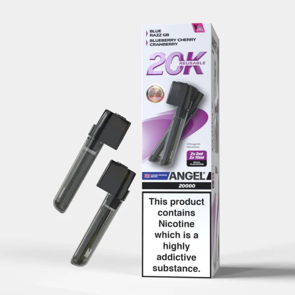  Purple Edition Vapes Bars Angel 20k Pods Pack of 10