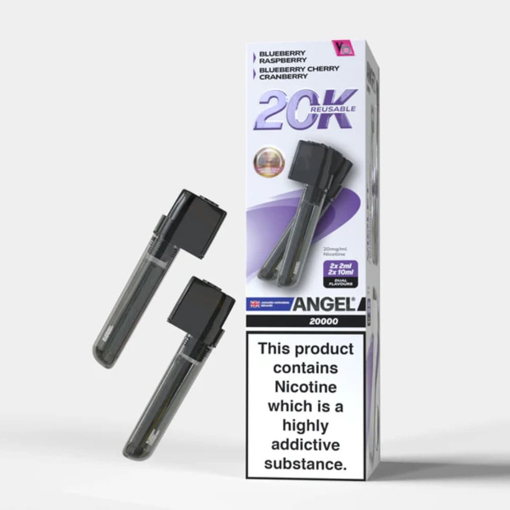  Violet Edition Vapes Bars Angel 20k Pods Pack of 10