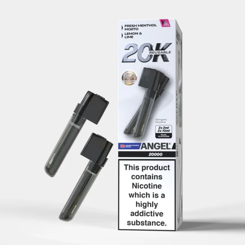  White Edition Vapes Bars Angel 20k Pods Pack of 10