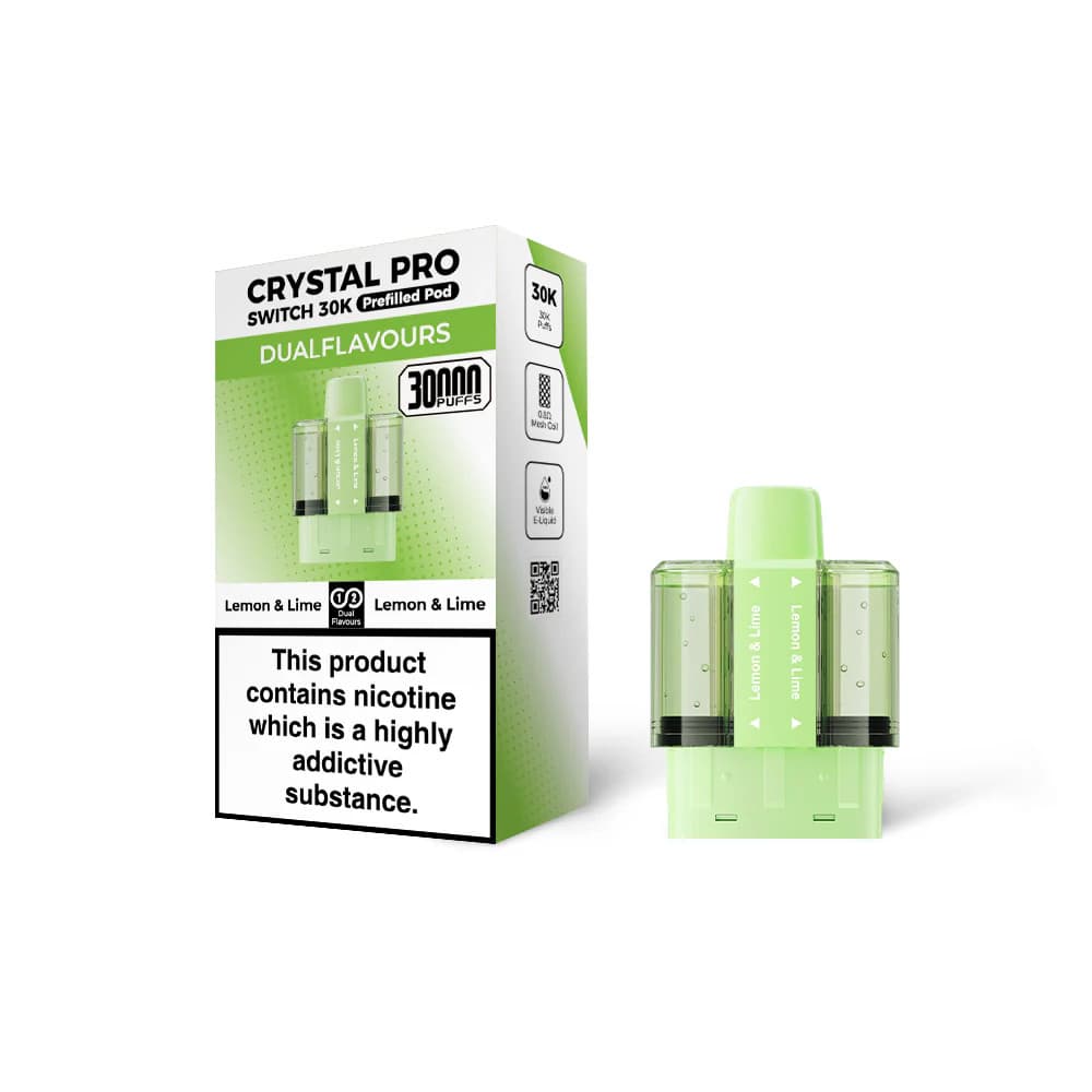  Lemon Lime Crystal Pro Switch 30k Pods Pack of 5