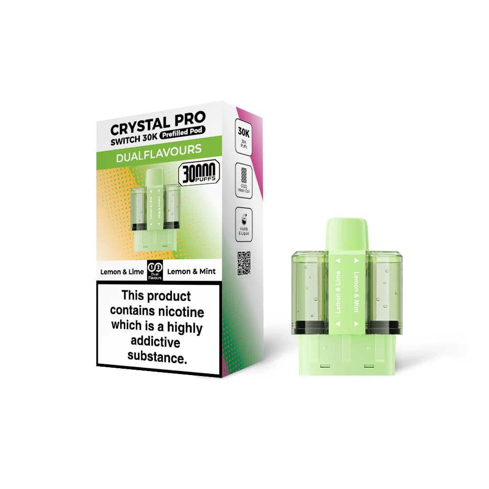  Lemon Lime / Lemon Mint Crystal Pro Switch 30k Pods Pack of 5