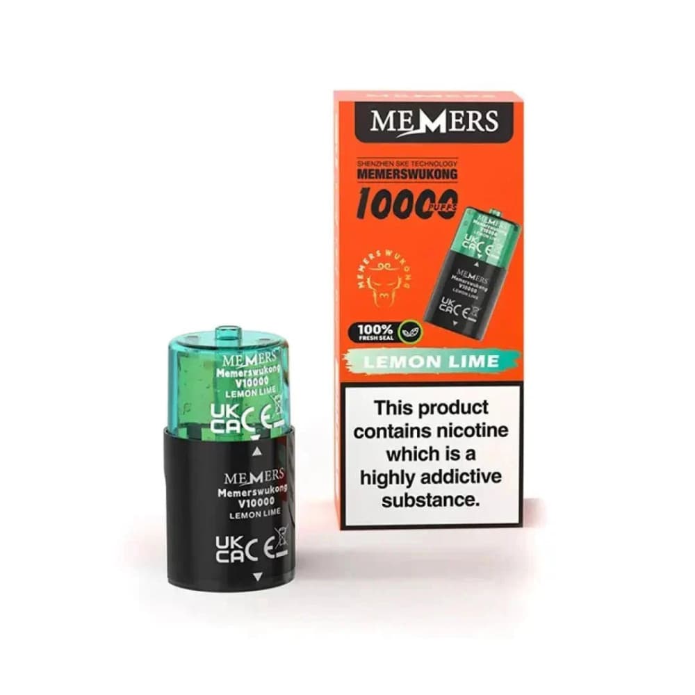  Lemon Lime Ske Memers V10000 Pods Pack of 5
