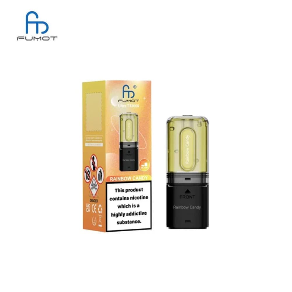  Rainbow Candy RandM Fumot T32000 Ultra Pods Pack of 5