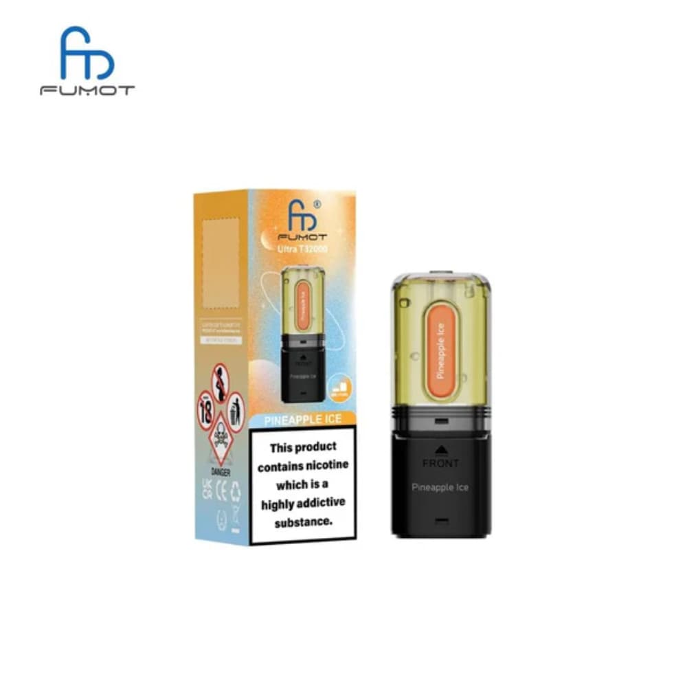  Pineapple Ice RandM Fumot T32000 Ultra Pods Pack of 5