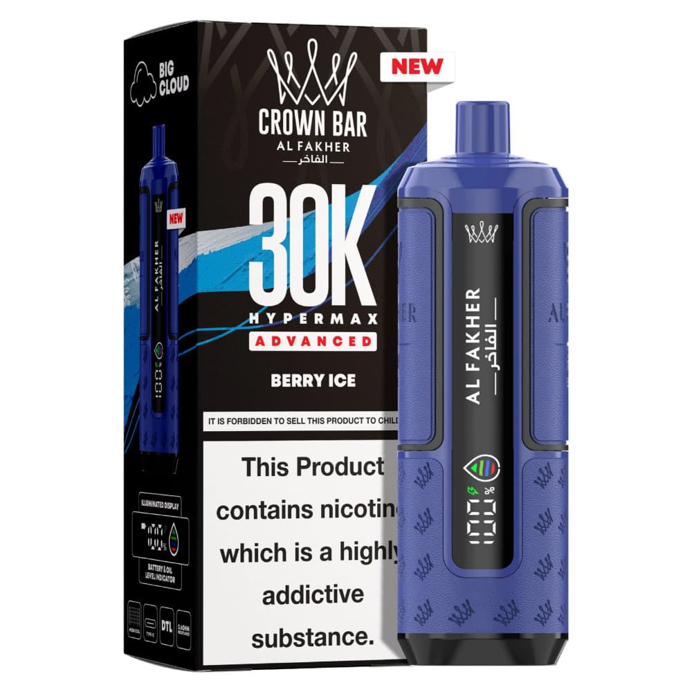  Berry Ice Al Fakher 30k Hypermax Prefilled Pod Kit Box of 5