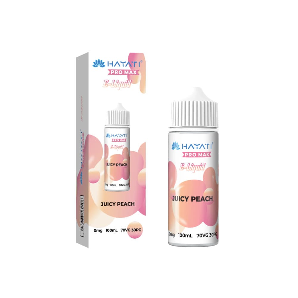 Juicy Peach Hayati Pro Max 100ml E-Liquids 70/30