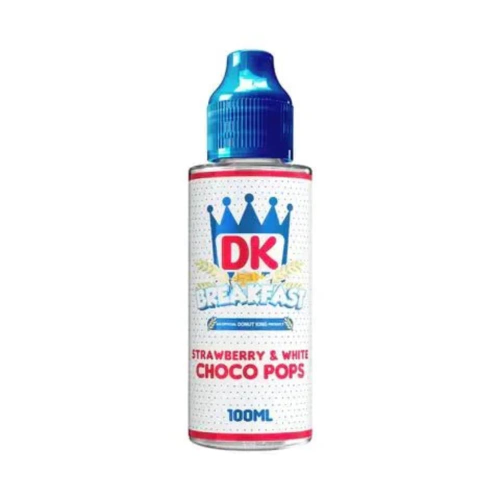  Strawberry & White Choco Pops Donut King Breakfast 100ml E-Liquids