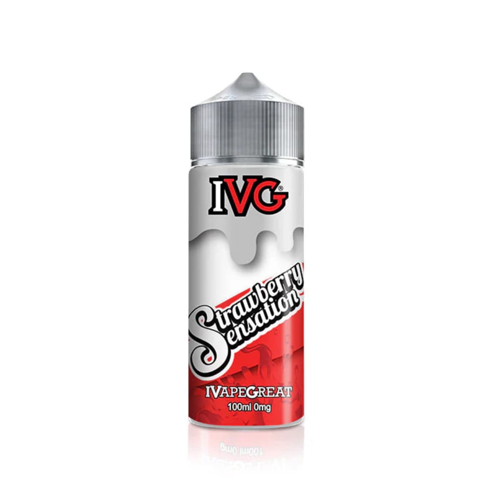  Strawberry Sensation IVG 100ml E-Liquids | 70VG/30PG Shortfill