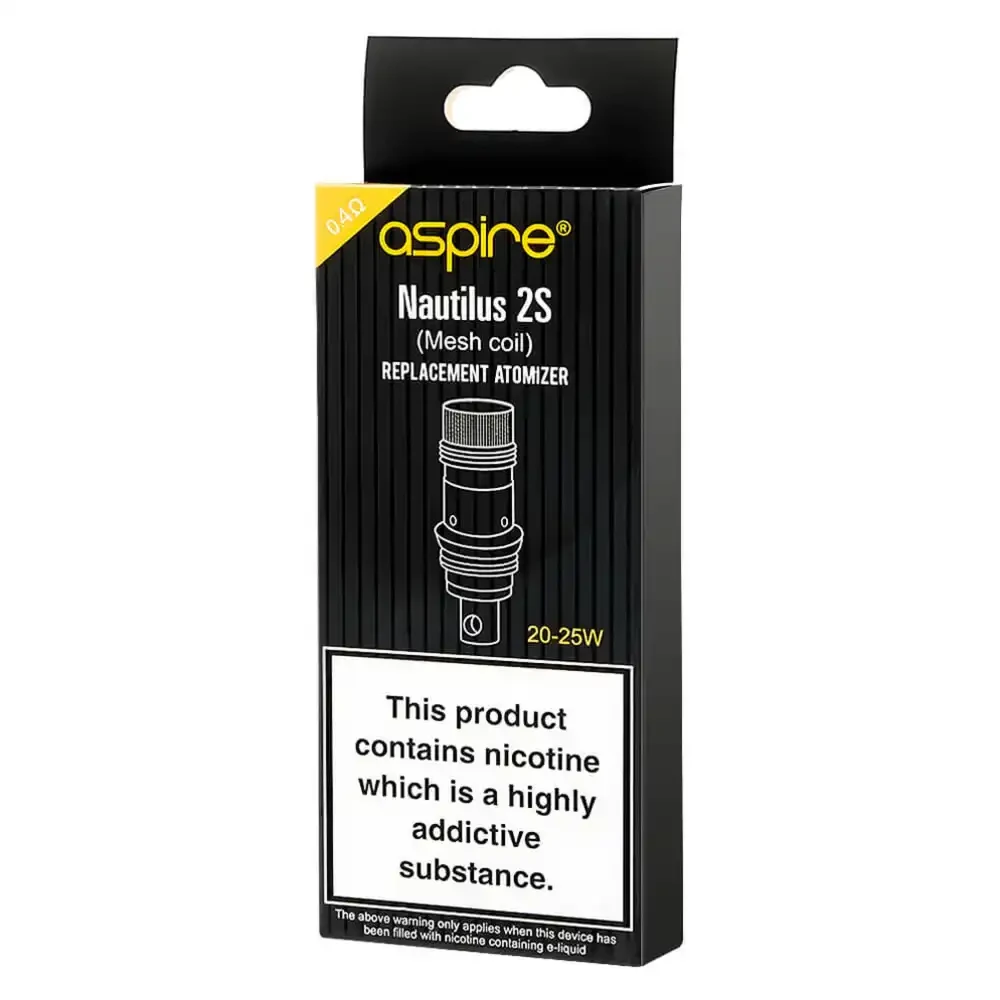  2S 0.4ohm Aspire Nautilus 2S  Coils 5 Packs