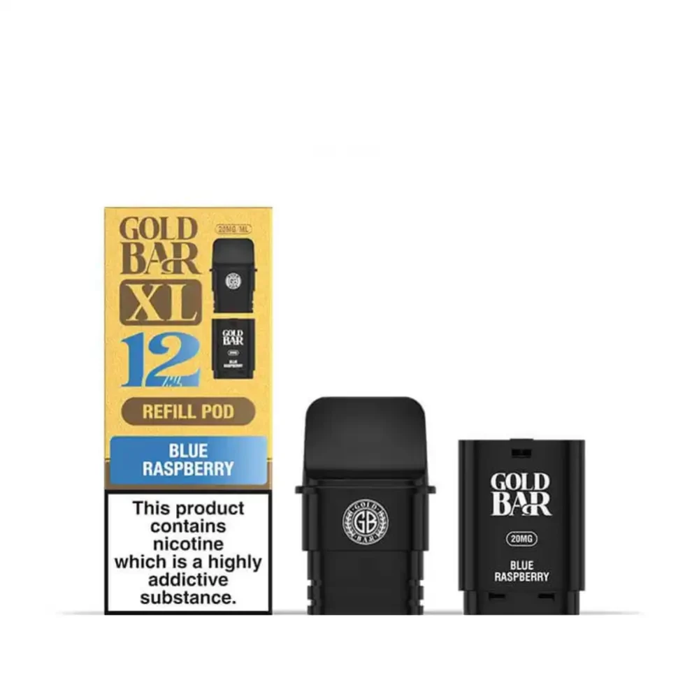  Blue Raspberry Gold Bar XL 10k Pods Pack of 5