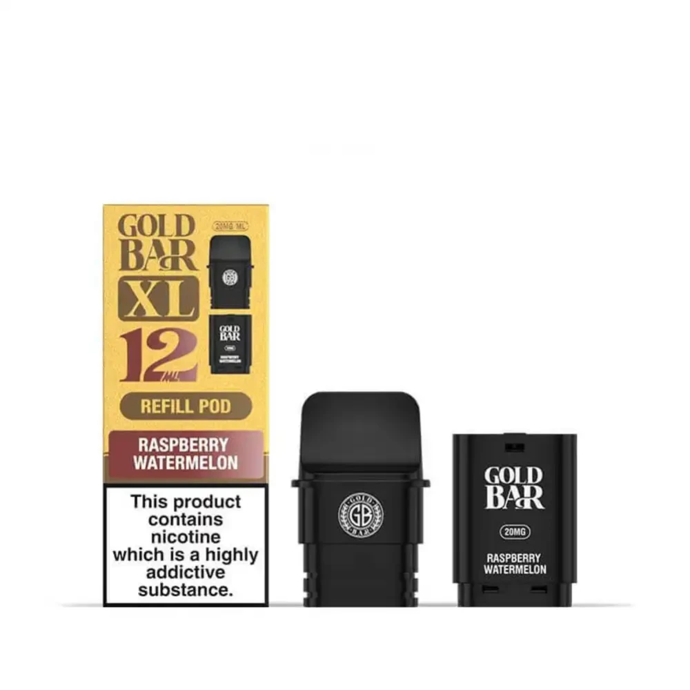  Raspberry Watermelon Gold Bar XL 10k Pods Pack of 5