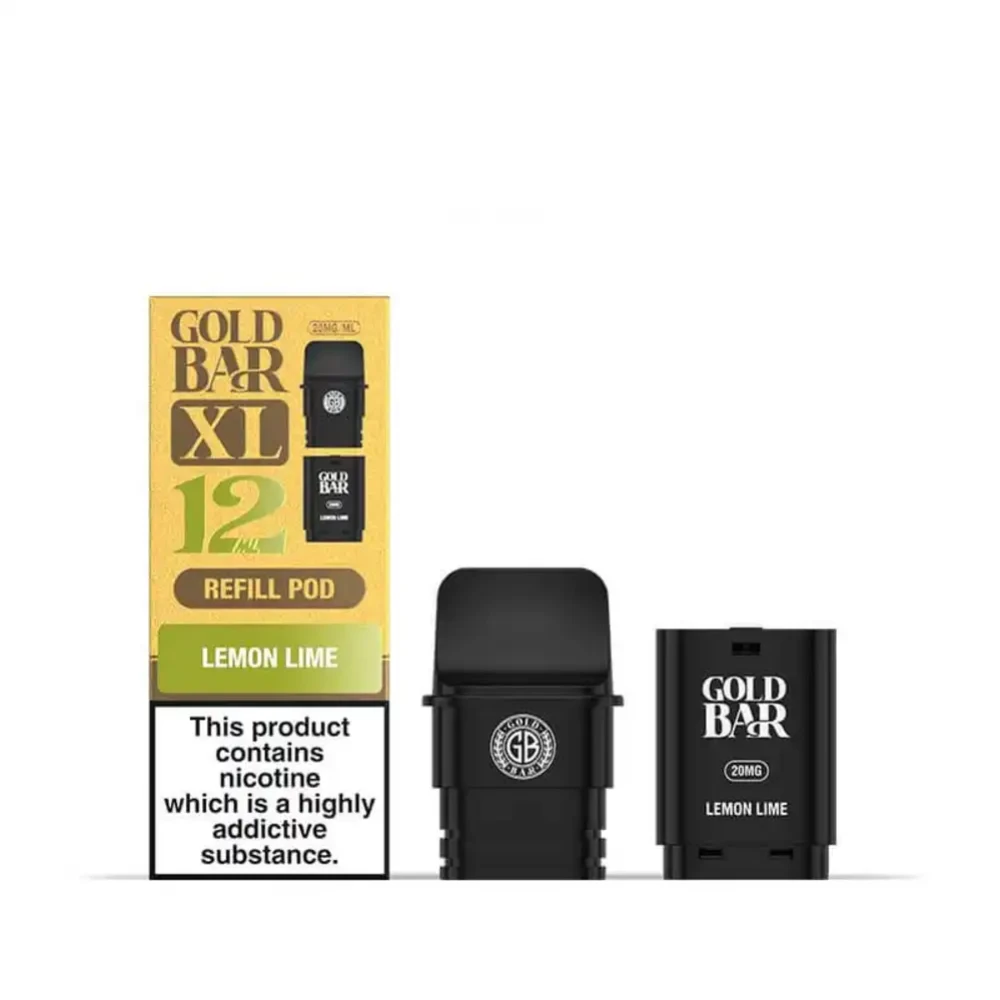  Lemon Lime Gold Bar XL 10k Pods Pack of 5