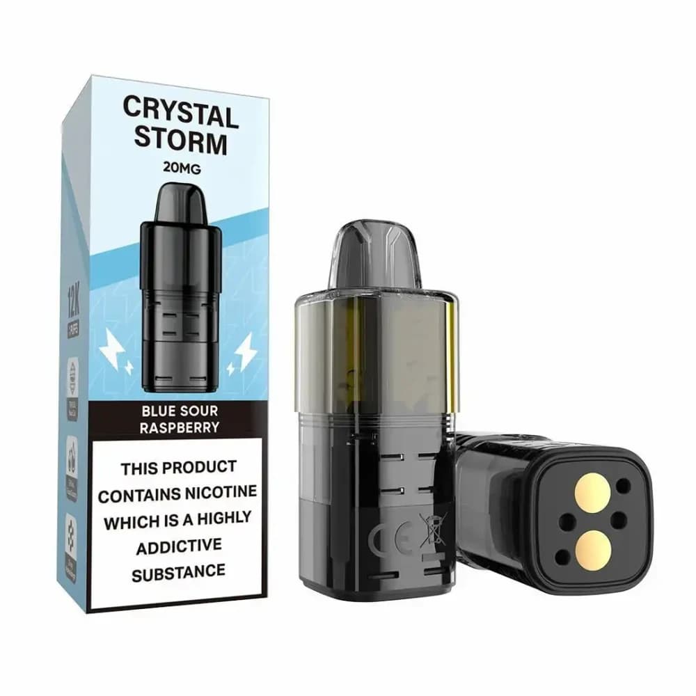  Blue Sour Raspberry Crystal Strom Bar 12k Pods Pack of 5