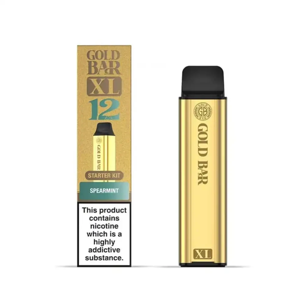  Spearmint Gold Bar XL 10k Vape Kit Box of 5