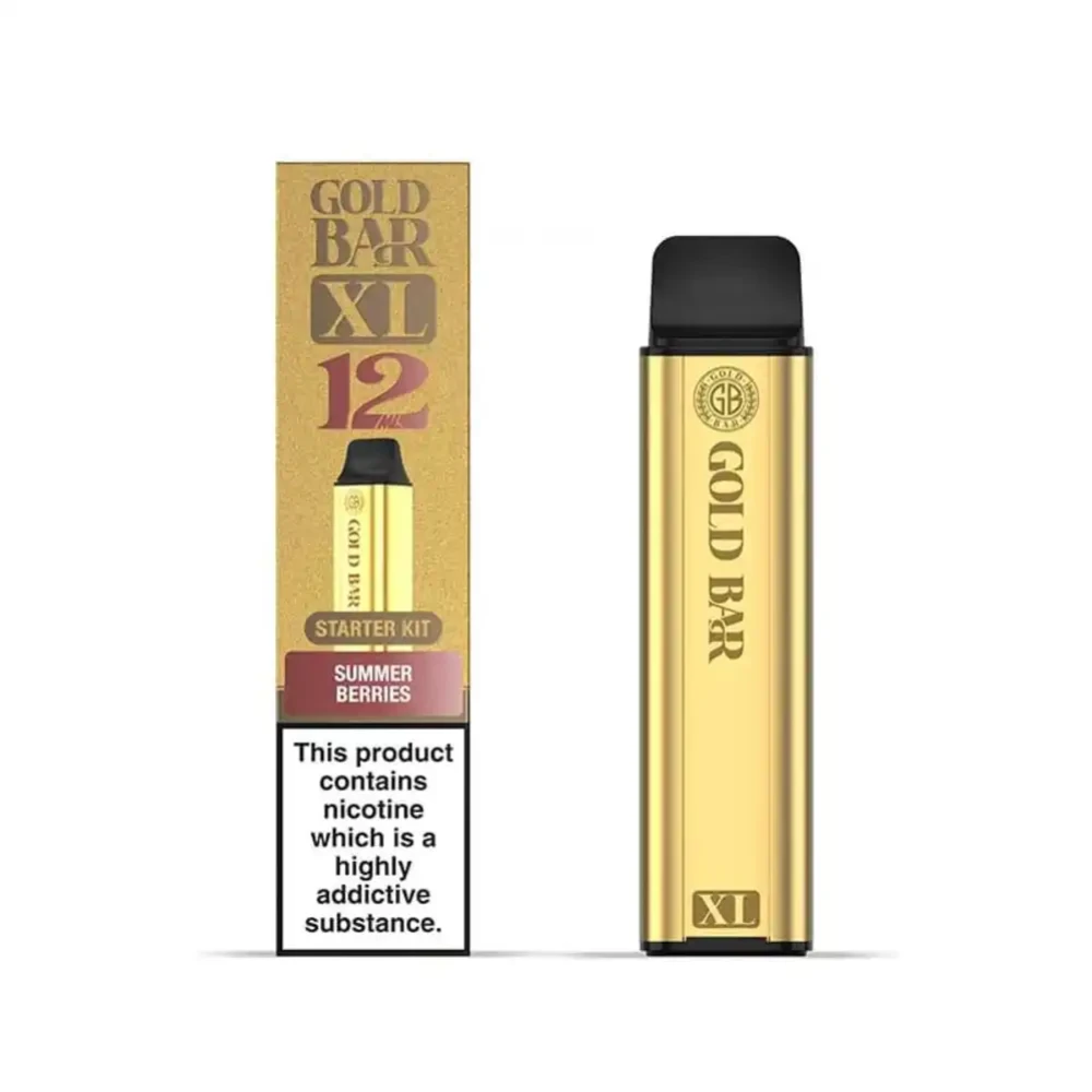  Summer Berry Gold Bar XL 10k Vape Kit Box of 5
