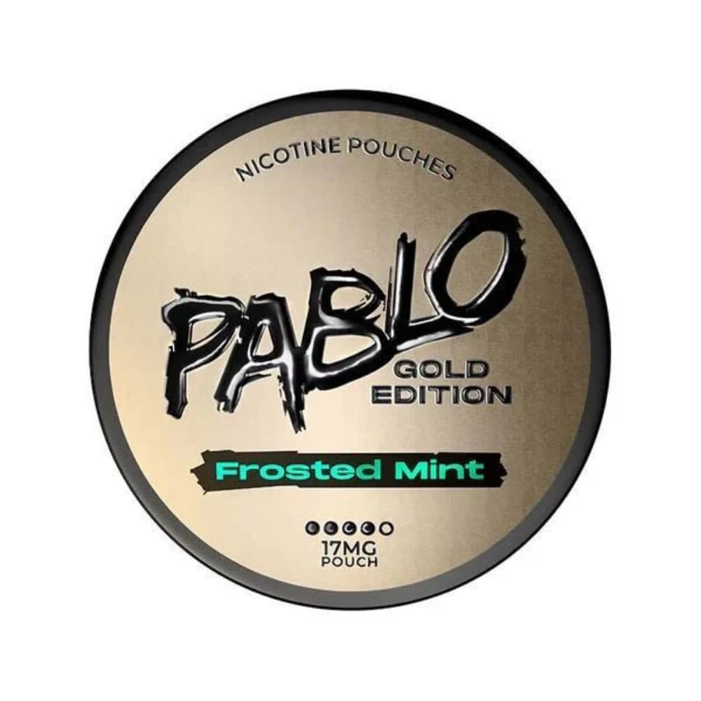  Frosted Mint / 17mg Pablo Nicotine Pouches - Gold Edition 10 Packs