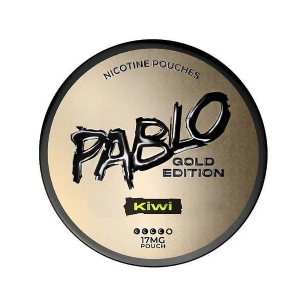  Kiwi / 17mg Pablo Nicotine Pouches - Gold Edition 10 Packs