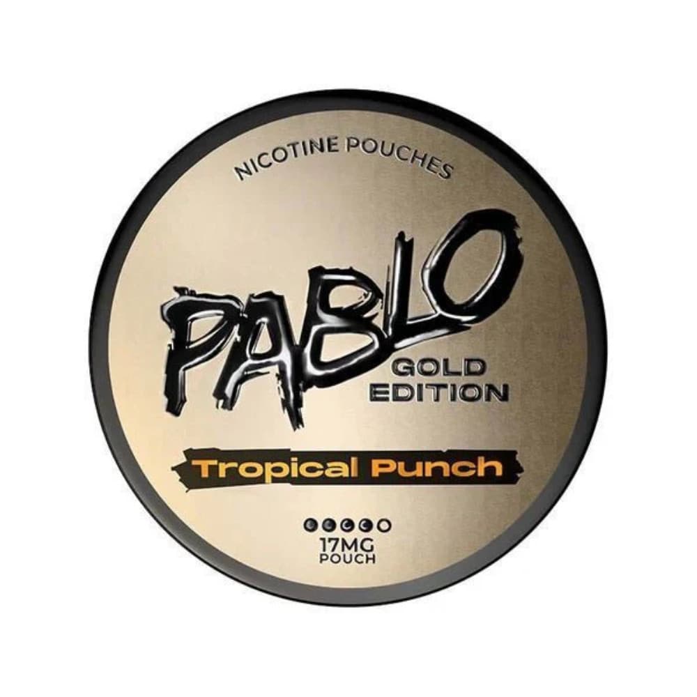  Tropical Punch / 17mg Pablo Nicotine Pouches - Gold Edition 10 Packs