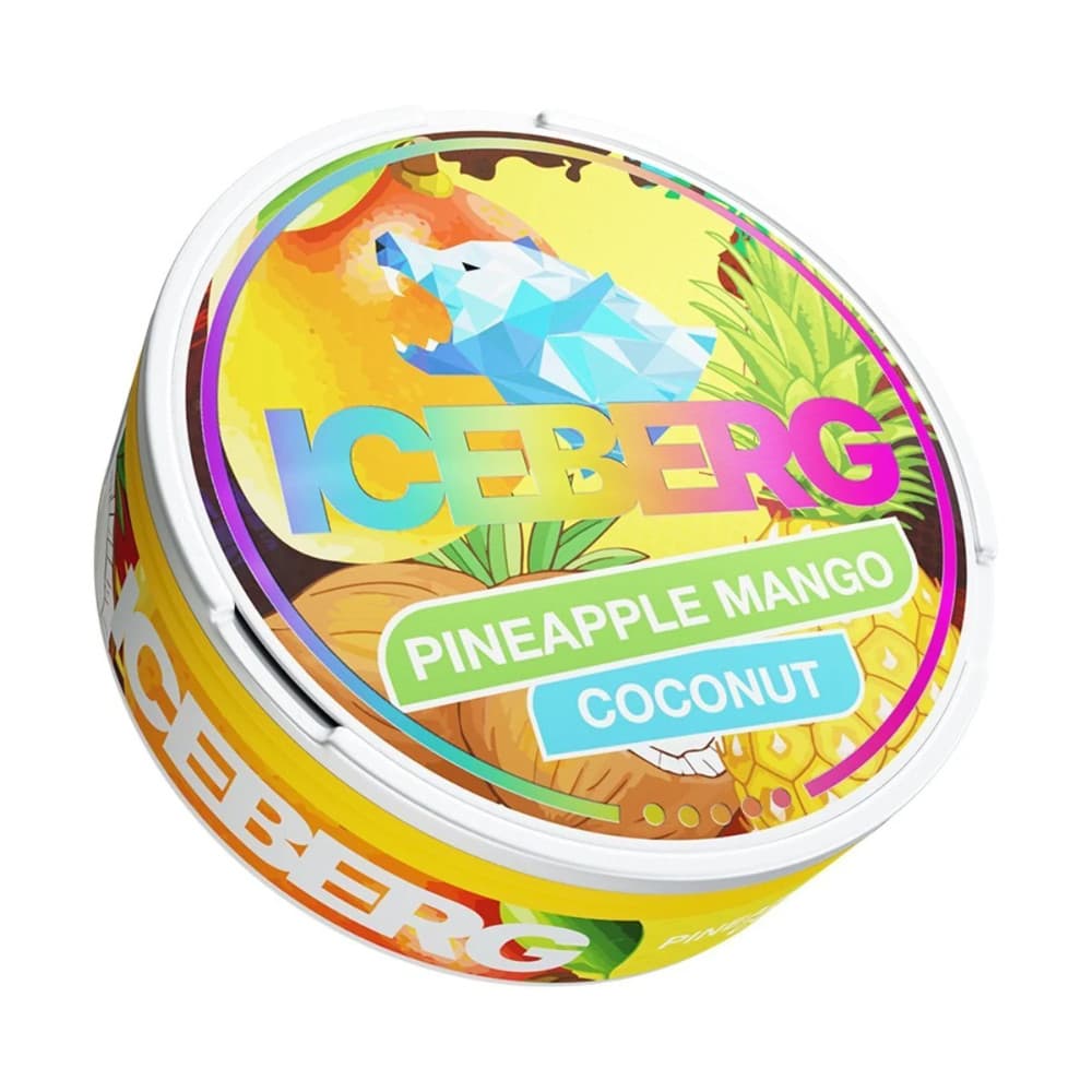  Pineapple Mango coconut Iceberg Nicotine Pouches 10 Packs