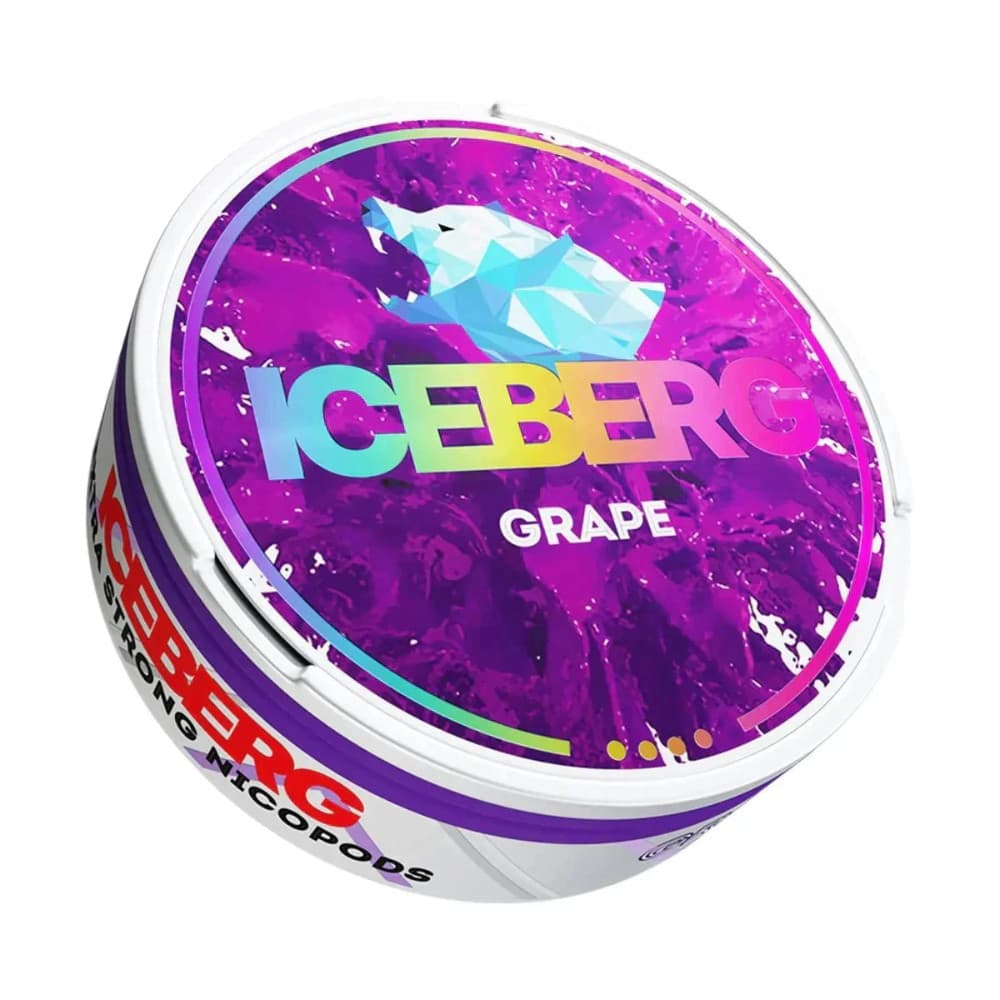  Grape Iceberg Nicotine Pouches 10 Packs