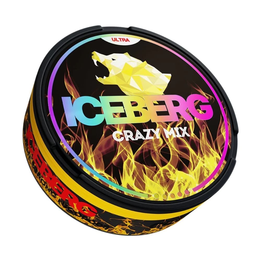  Crazy Mix Iceberg Nicotine Pouches 10 Packs