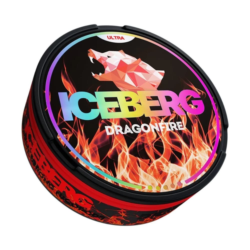  Dragon Fire Iceberg Nicotine Pouches 10 Packs