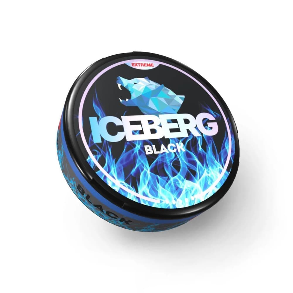  Black Iceberg Nicotine Pouches 10 Packs