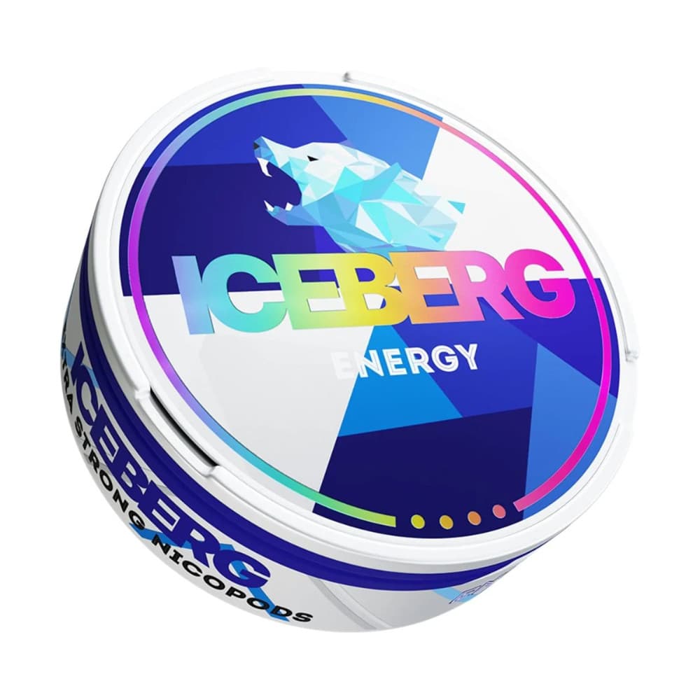  Energy Iceberg Nicotine Pouches 10 Packs