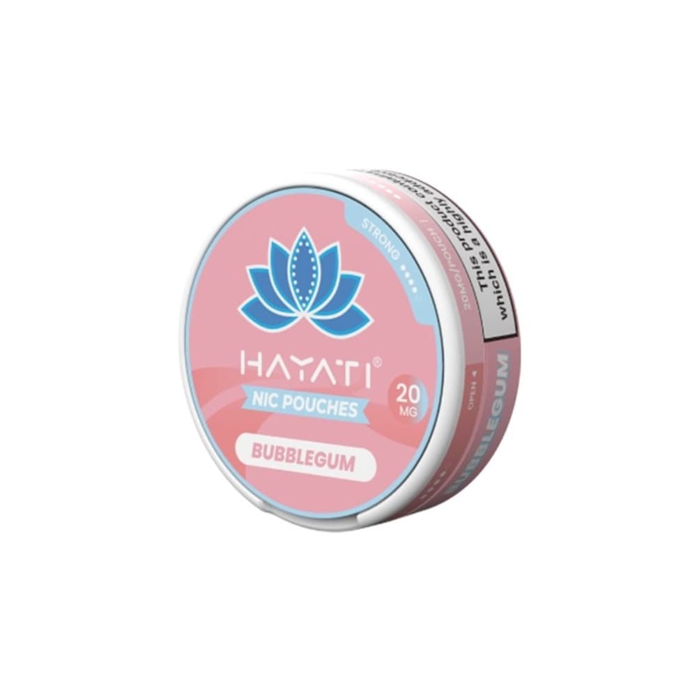  Bubblegum / 20mg Hayati Nicotine Pouches 10 Packs