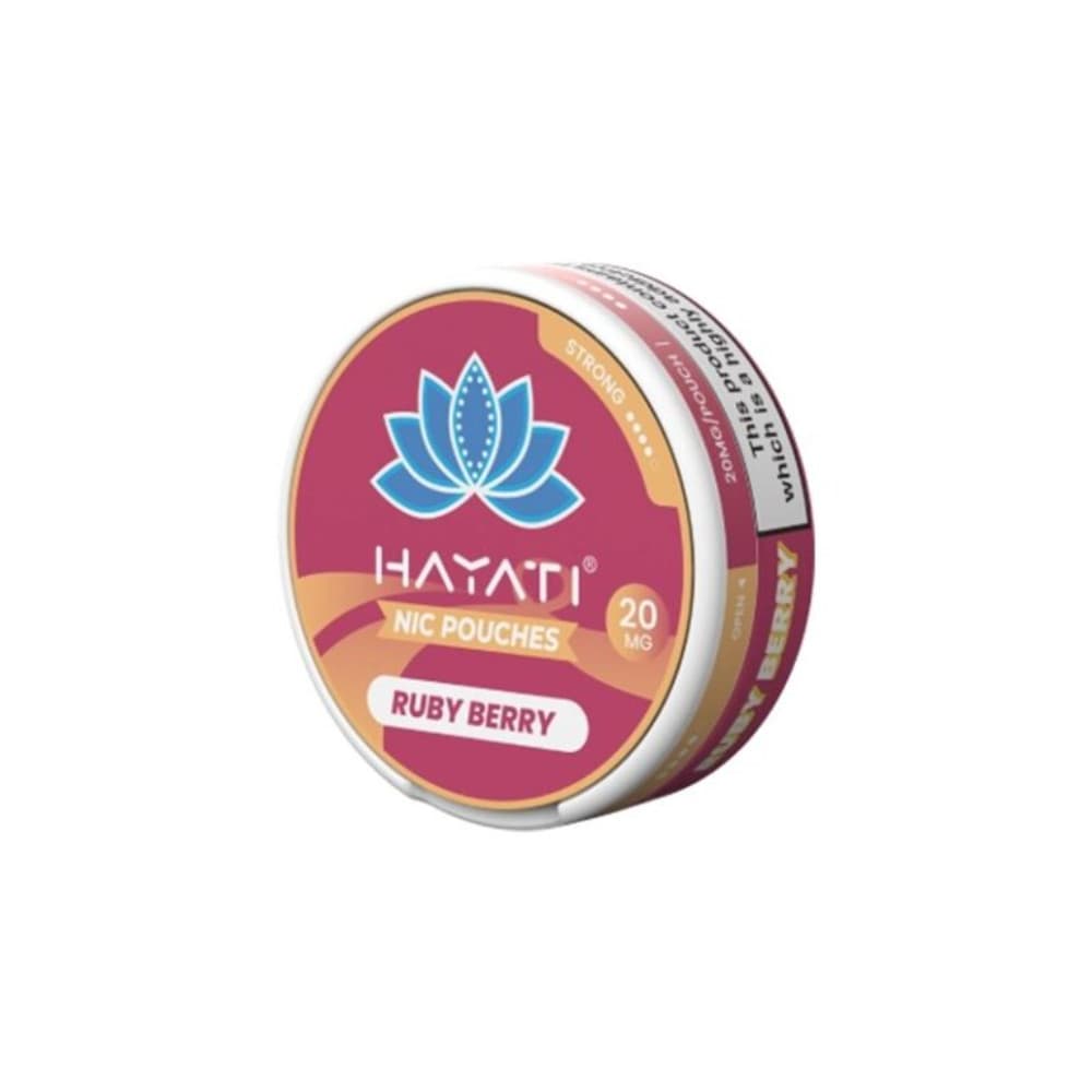  Ruby Berry / 20mg Hayati Nicotine Pouches 10 Packs