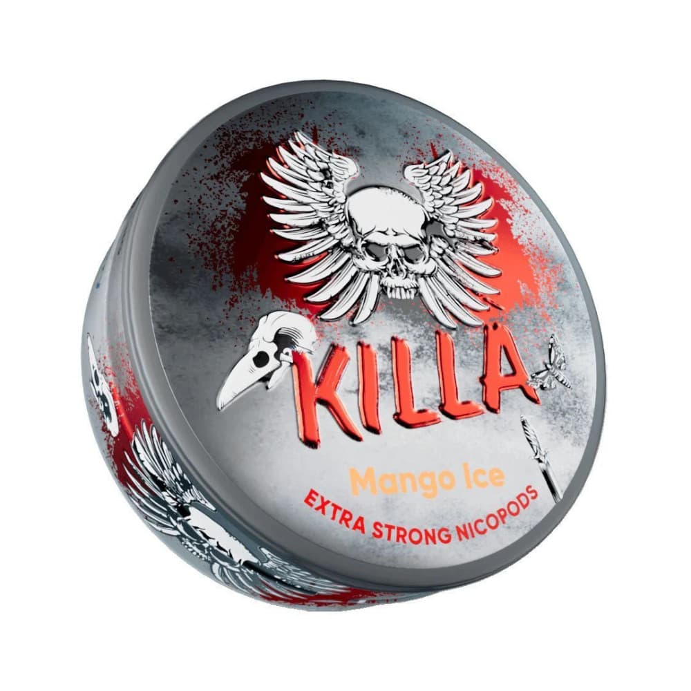  Mango Ice / 16mg Killa Nicotine Pouches 10 Packs