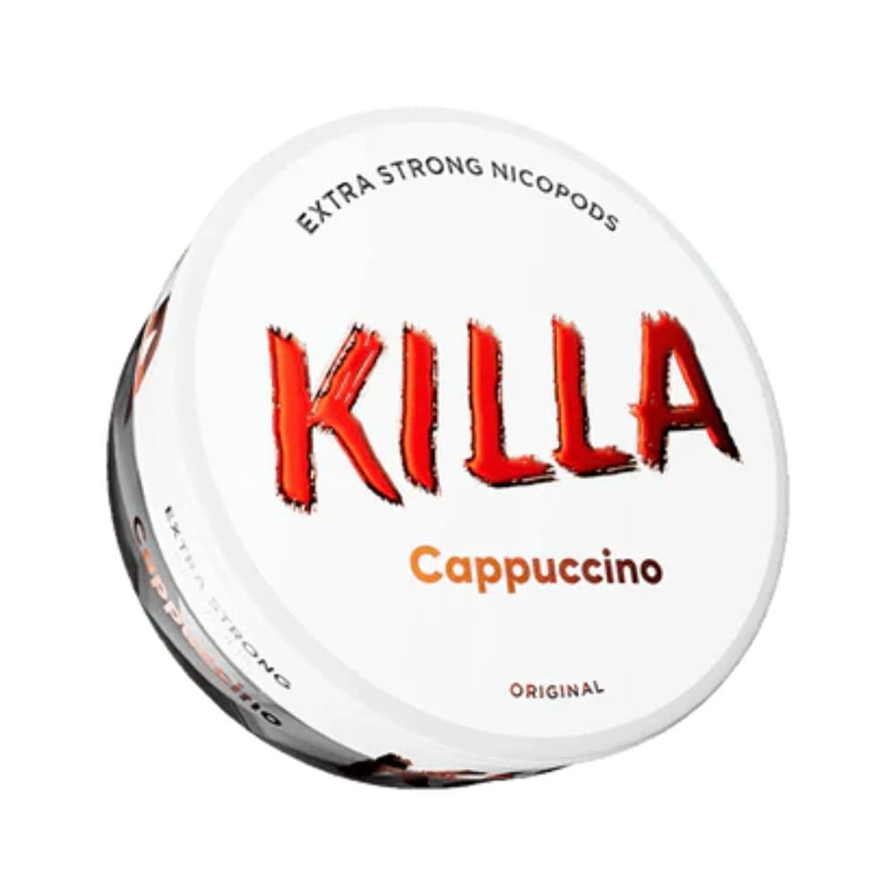  Cappuccino / 16mg Killa Nicotine Pouches 10 Packs