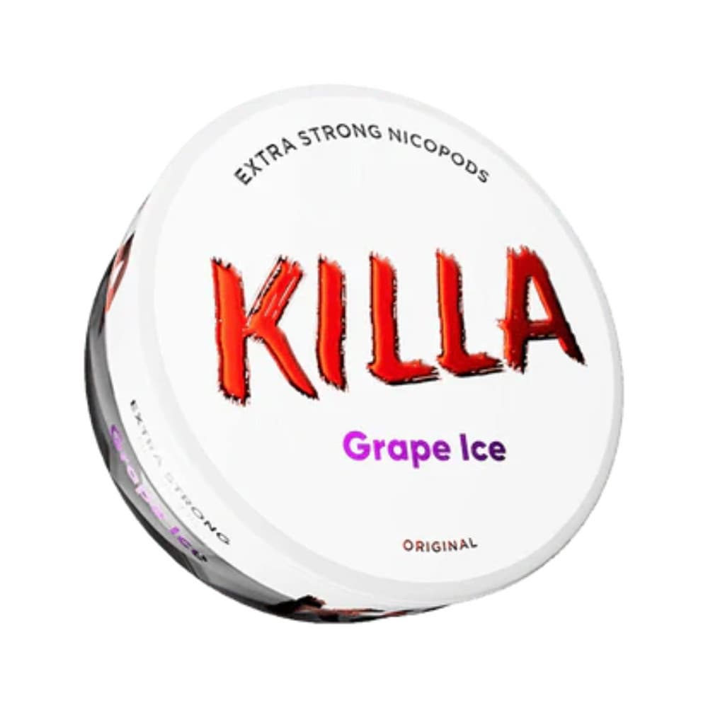  Grape Ice / 16mg Killa Nicotine Pouches 10 Packs