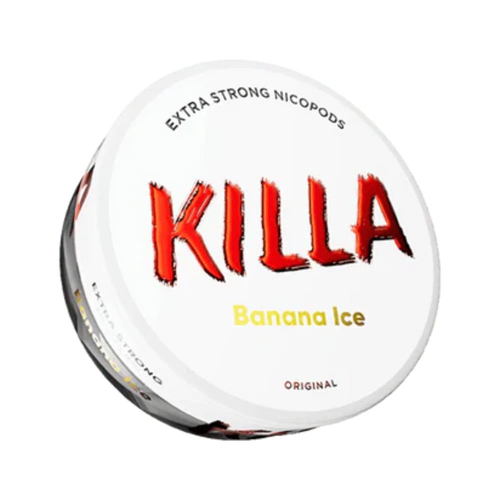  Banana Ice / 16mg Killa Nicotine Pouches 10 Packs
