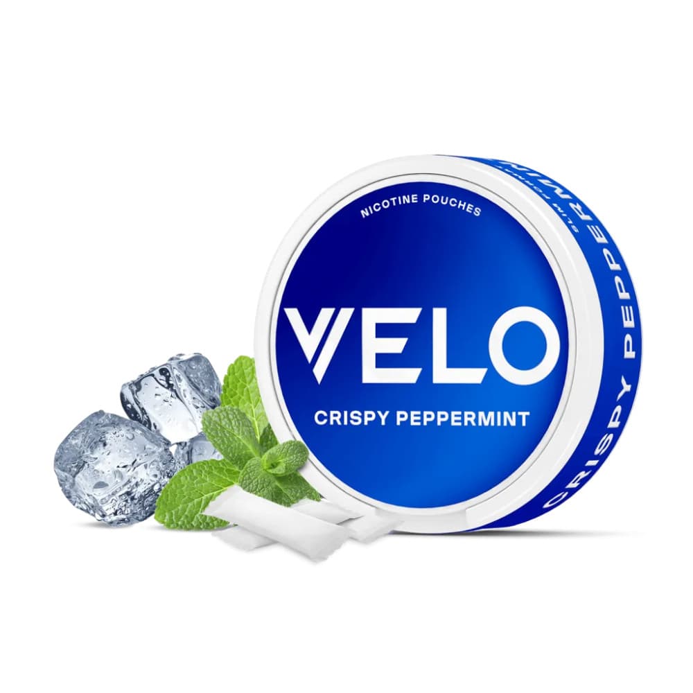  Crispy Peppermint (Ice Cool) Velo Nicotine Pouches 10 Packs