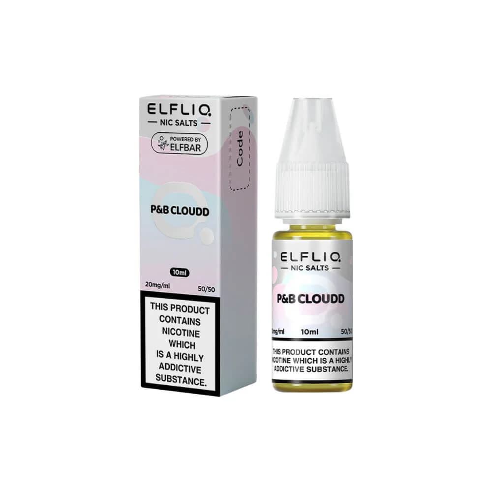  P&B Cloudd / 10mg Elf Bar Elfliq Nic Salt E-Liquids 10ml Box of 10