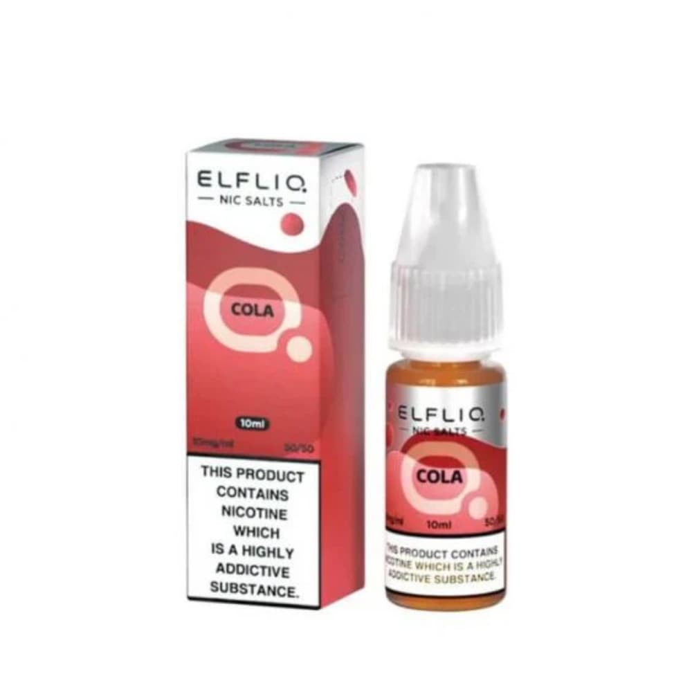  Cola / 20mg Elf Bar Elfliq Nic Salt E-Liquids 10ml Box of 10