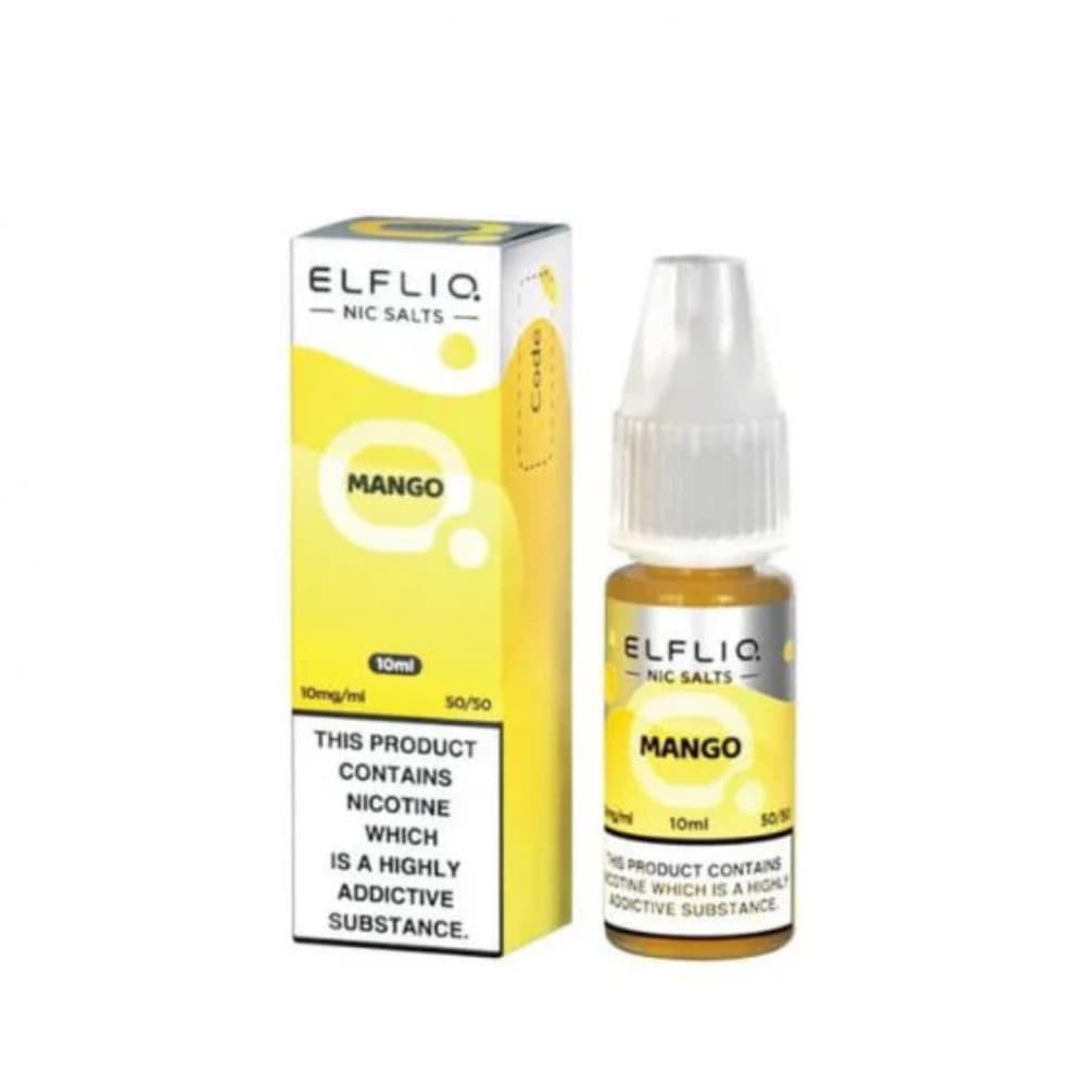  Mango / 20mg Elf Bar Elfliq Nic Salt E-Liquids 10ml Box of 10