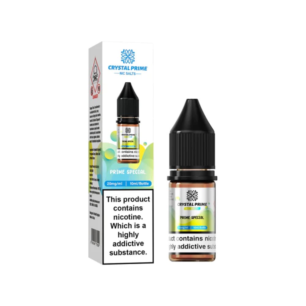  Prime Special / 20mg Crystal Prime Nic Salts E-Liquids 10ml Box of 10