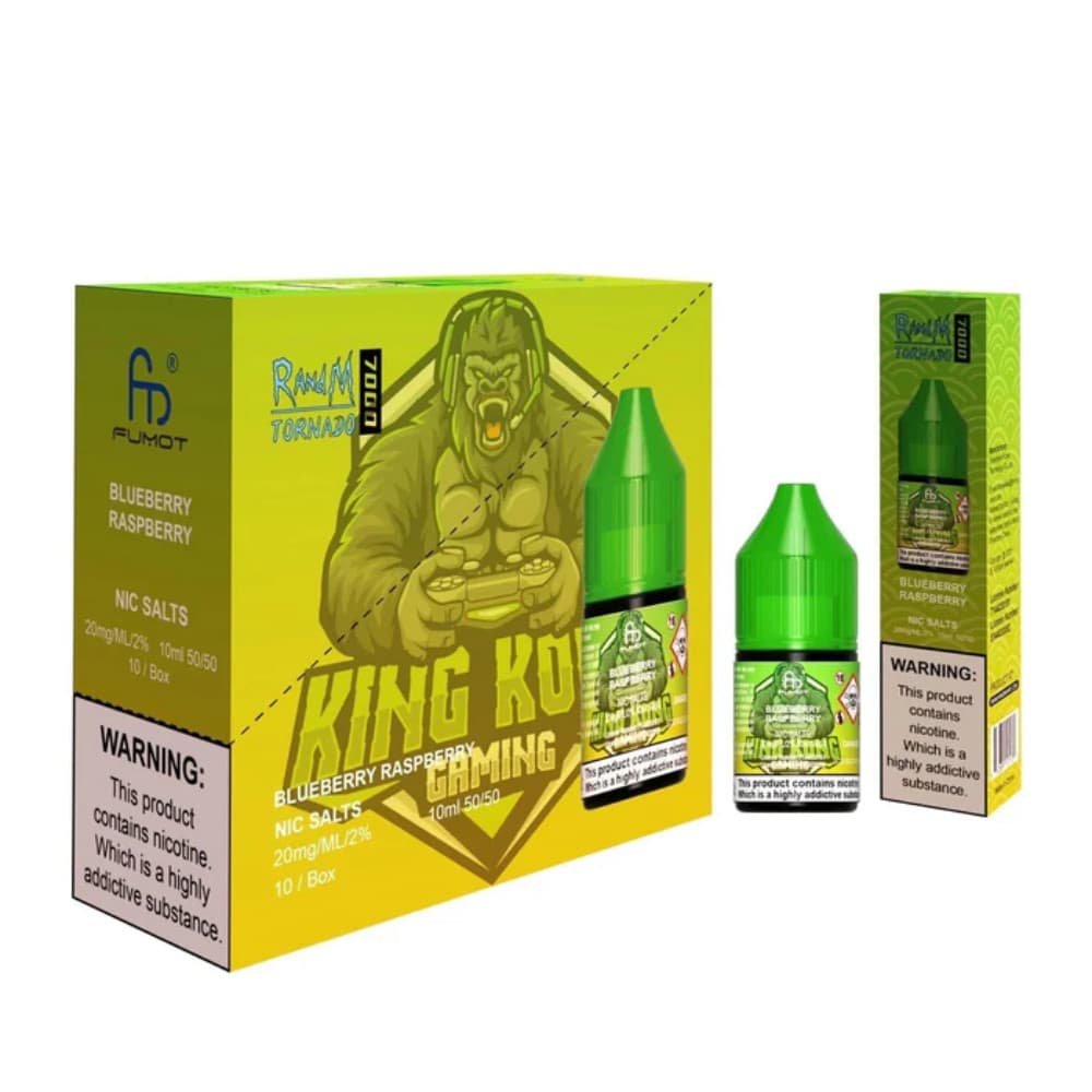  Blueberry Raspberry RandM 7000 Nic Salts E-Liquids 10ml Box of 10