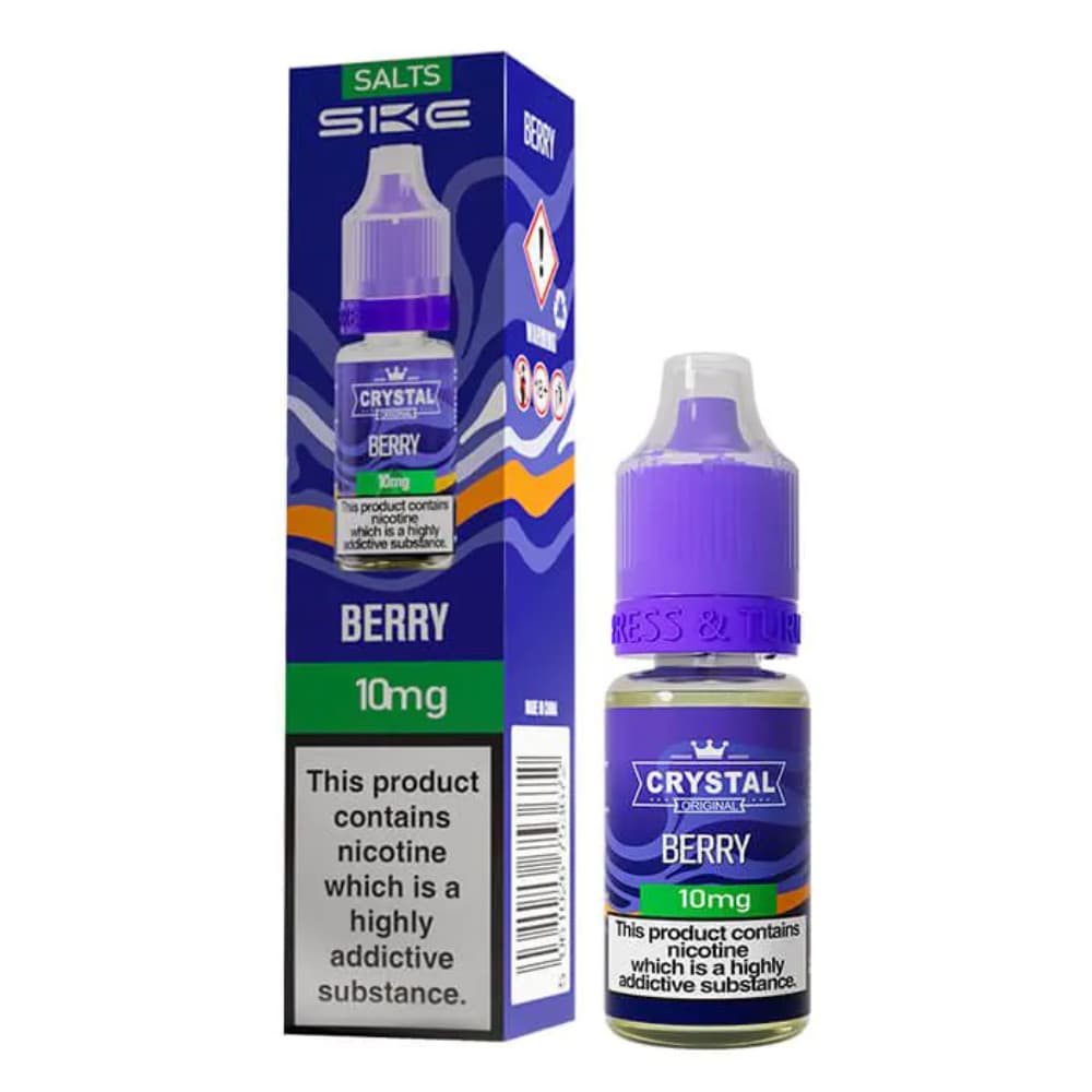  Berry / 10mg Ske Crystal Nic Salts E-Liquids 10ml Box of 10