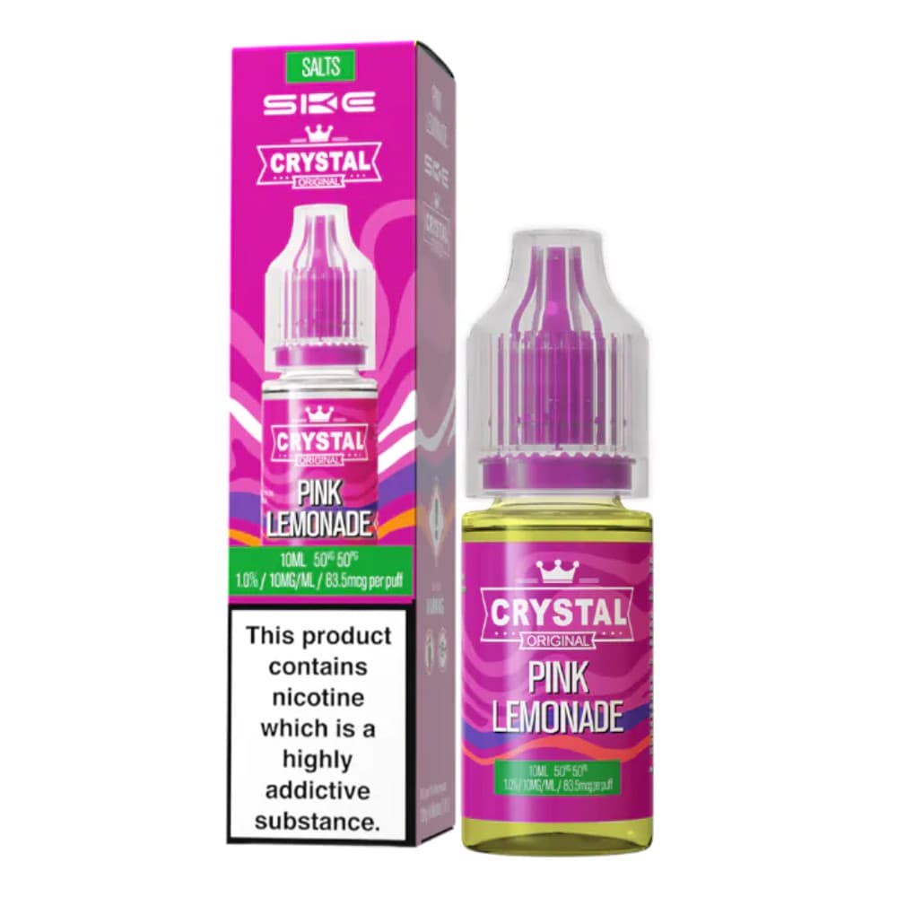  Pink Lemonade / 20mg Ske Crystal Nic Salts E-Liquids 10ml Box of 10