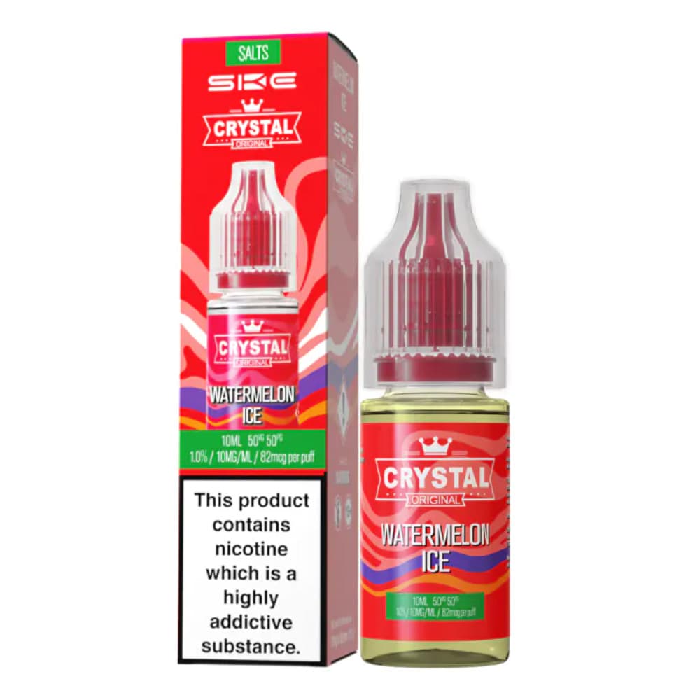  Watermelon Ice / 20mg Ske Crystal Nic Salts E-Liquids 10ml Box of 10