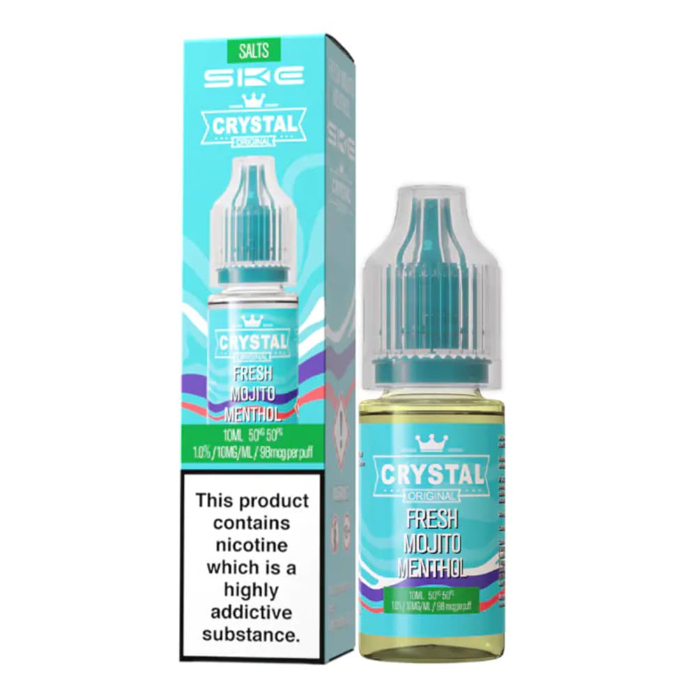  Fresh Menthol Mojito / 20mg Ske Crystal Nic Salts E-Liquids 10ml Box of 10